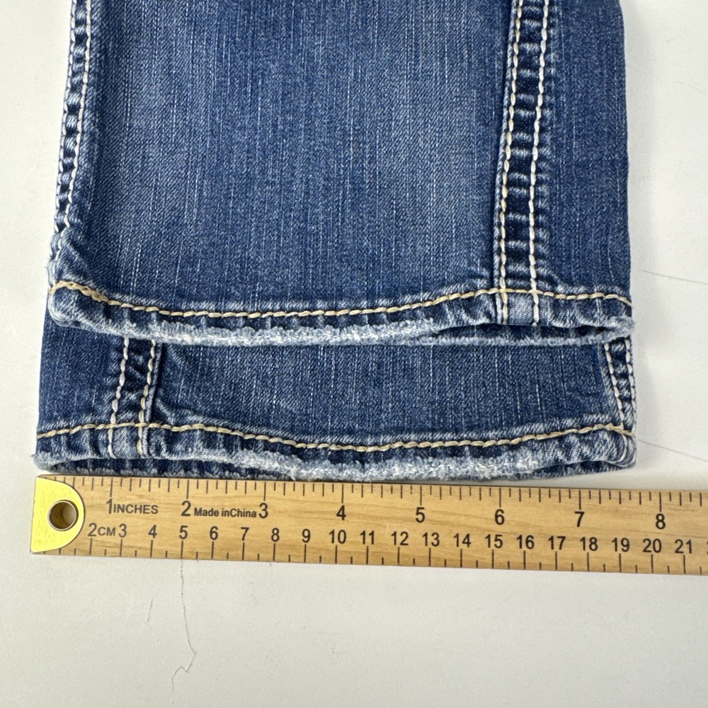 Silver Jeans Frances Capri Women W30 Blue‎ Denim Stretch Medium Wash L1268SVP356 - Picture 13 of 16